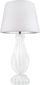 Abajur Murano Giordano - Off White  Quartzo Pérola