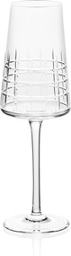 Taça de Cristal Lapidado Amaitê P/ Espumante 350ml Incolor