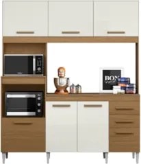 Armário de Cozinha Compacta com Tampo Melian Atacama/Off A15 - Mpozena