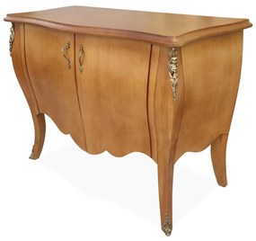 Cômoda Módena com Portas Madeira Maciça Marchetaria Design Clássico