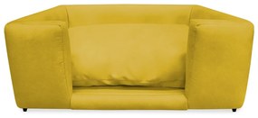 Caminha Cão Cama Pet Lili P/ Cães e Gatos Almofada Lavável Suede Cores - Amarelo