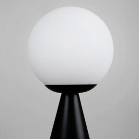 Abajur Ludo Ø15,5X39,6Cm 1Xg9 Alumínio E Globo Ø14Cm Fosco - Usina 251... (CB-V - Cobre Escovado Verniz)
