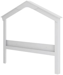 Casinha Infantil Solteiro Porta Livros Montessori - Branco