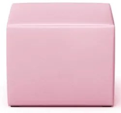 Poltrona de Amamentação Fixa com Puff Lucy Z39 Sintético Rosa - Mpozen