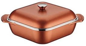 Caçarola Tramontina Quadrada Lyon em Alumínio Starflon 28 cm 5,5 L Dourado