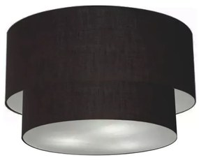 Plafon de Sobrepor Cilíndrico SP-3045 Cúpula Cor Preto