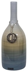 Vaso Garrafa Decorativo em Cerâmica Carolina Haveroth - Borboleta Alto Brilho Kleiner
