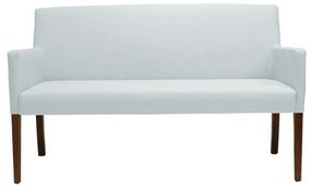 Poltrona 2 Lugares Liverpool PU Sintético Branco G15 - Gran Belo