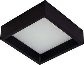 Plafon Led Sobrepor Preto Quadrado 12W 850Lm 120 3000K Deep
