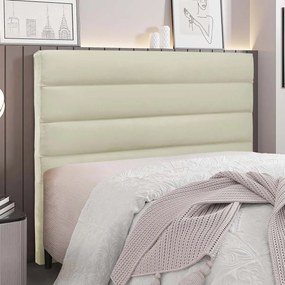 Cabeceira Estofada Nubia 90cm Solteiro Veludo - ADJ Decor