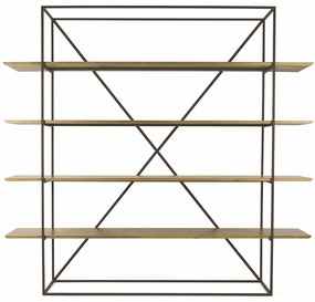 Estante de Madeira Maciça Lumber - 1500 x 450 x 2000mm