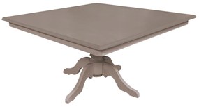 Mesa de Jantar Clássica Quadrada Altesse - 8 Lugares - 1,5m - Fendi Nouveau Provençal Kleiner