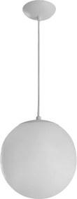Pendente Aluminio Branco 23Cm Soleil