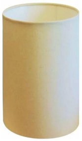 Cúpula Abajur Cilíndrica Cp-7002 Ø13x30cm Algodão Crú