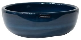 Vaso Cumbuca decorativo em Cerâmica Carolina Haveroth – Aurora Boreal Alto Brilho