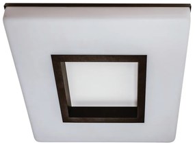 Plafon Vivaz 27X27Cm Led 16,4W Bivolt | Usina 19020/27 (CP-M - Champagne Metálico, 4000k)