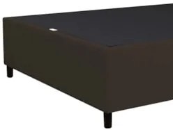 Base para Cama Box Casal 138x188cm Hit Z04 Suede Marrom - Mpozenato