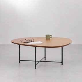 Mesa de Centro Nic Preto e Nozes