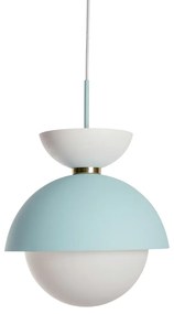 Pendente Bibelô Ø24X26Cm Globo 20Cm 1Xe27 / Anel Distanciador Cobre |... (FN-F - Fendi Fosco)