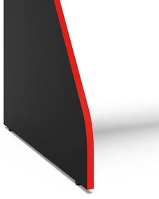Mesa Gamer Computador Escrivaninha Preto Vermelho Fremont