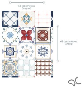 Adesivo Azulejo 08 - 52cm x 68cm