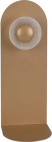 Arandela Led Selenita E Metal Dourado 2W 3000K Altar