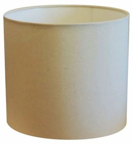 Cúpula Abajur Cilíndrica Cp-8007 Ø20x22cm Algodão Crú