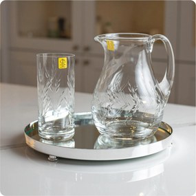 Bandeja Redonda Prata - G  G