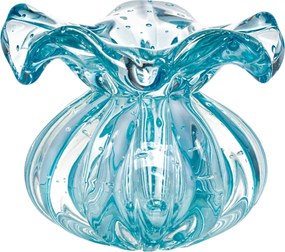 Vaso Murano Ferrara - Azul Petróleo  Azul Petróleo