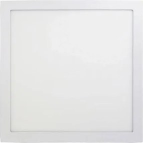 Plafon Led De Sobrepor Quadrado Branco 32W 3000K Panel