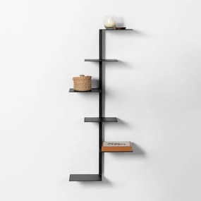 Estante Coluninha Preto - 42cmx1,0m