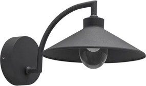 Arandela Led Alumínio Preto 10w 3000k Ip54 Oklahoma