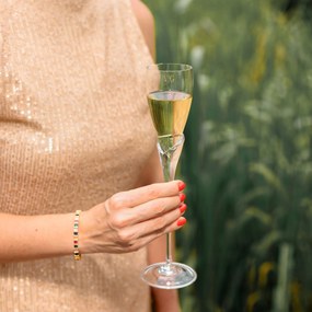 Taça de Cristal p/ Champagne 100ml - Incolor  Incolor