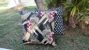 2 CAPAS ALMOFADAS TOULOUSE PRETO - REPELENTE A AGUA - 43X43CM