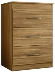 Cômoda Para Quarto 61cm Com 3 Gavetas Nida Freijó Z17 - Mpozena