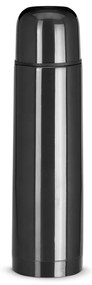 Garrafa Térmica 500 ml Parede Dupla Brilhante Cromado - Preto