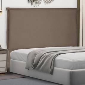 Cabeceira Decorativa Casal 1,40M Trento Suede Caramelo G63 - Gran Belo