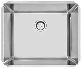 Cuba Profissional de Embutir Dritta Tramontina 60x50x33cm Aço Inox Acetinado