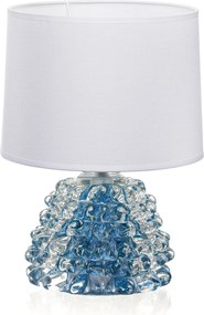 Kit Abajur de Murano Sottile Riccio P + Cúpula - Aquamarine  Aquamarine