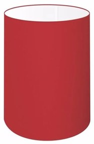 Cúpula em tecido cilíndrica abajur luminária cp-4012 18x25cm bordo