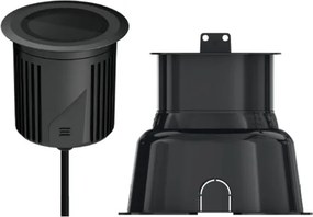 Embutido De Solo Led Preto 18,5W 2700K 36 S.Ground 24V Pro