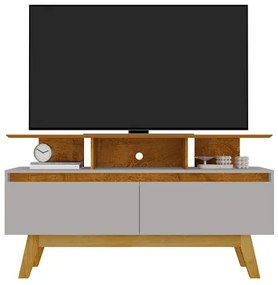 Rack Rubi 1.2 Naturalle/Off White – Bechara Móveis
