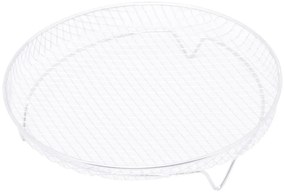 Suporte Redondo De Inox Empilhável Para Air Fryer 19,5cmx19,5cm X4,5cm 20613 Wolff