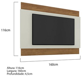 Painel Suspenso para TV até 60" Portland L01 - ADJ Decor