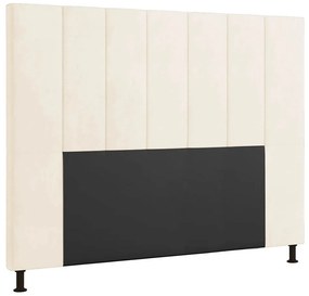 Cabeceira Casal Cama Box 140cm para Quarto Malibu Suede M11 - D'Rossi - Bege
