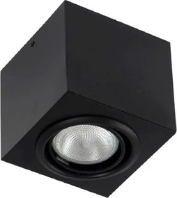 Plafon Sobrepor Orientavel Aluminio Par20 7W - PRETO