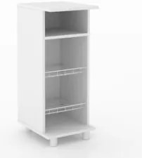 Balcão Cozinha 31,5cm Fruteira BF3206 Branco  - Tecno Mobili