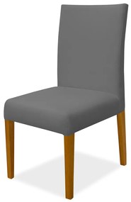 Cadeira de Jantar Milan Veludo Cinza