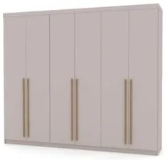 Guarda Roupa Casal 276cm 3 Gavetas Dubai Majestic Fendi - Vila Ri