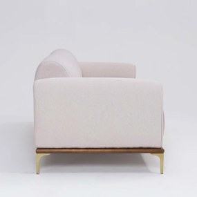Sofá 3 Lugares Tóquio D07 230cm Lona Cru - D'Rossi